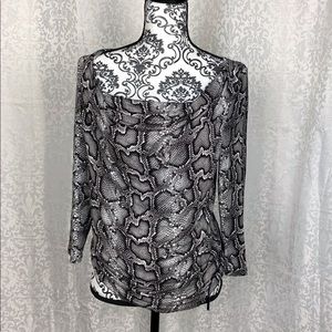 MICHAEL KORS BLOUSE ANIMAL PRINT MEDIUM SIZE